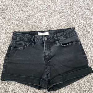 Vans Black Denim Shorts